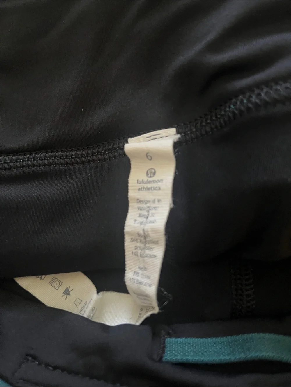 lululemon dark teal athletic skirt
